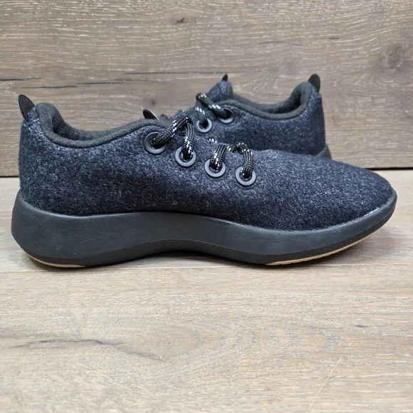 Allbirds Woolrunner Women's Dark Gray Sneakers Merino Wool - Picture 9 of 14